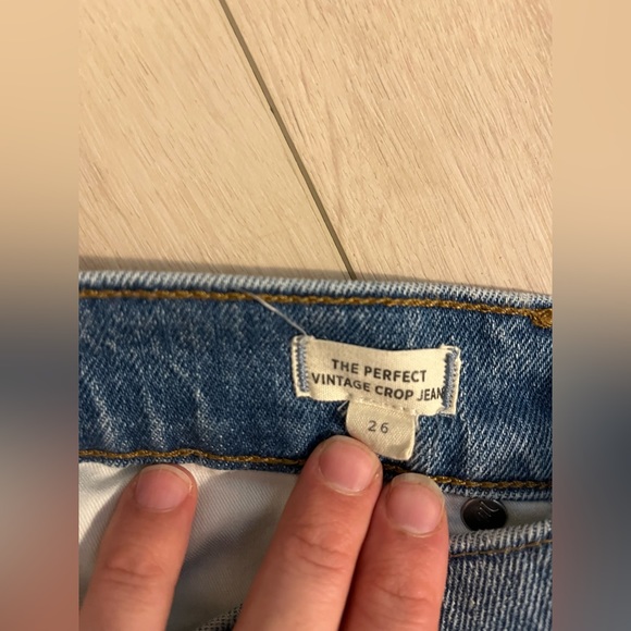 Madewell, The Perfect Vintage Crop Jean Size 26, excellent condition - Picture 9 of 10